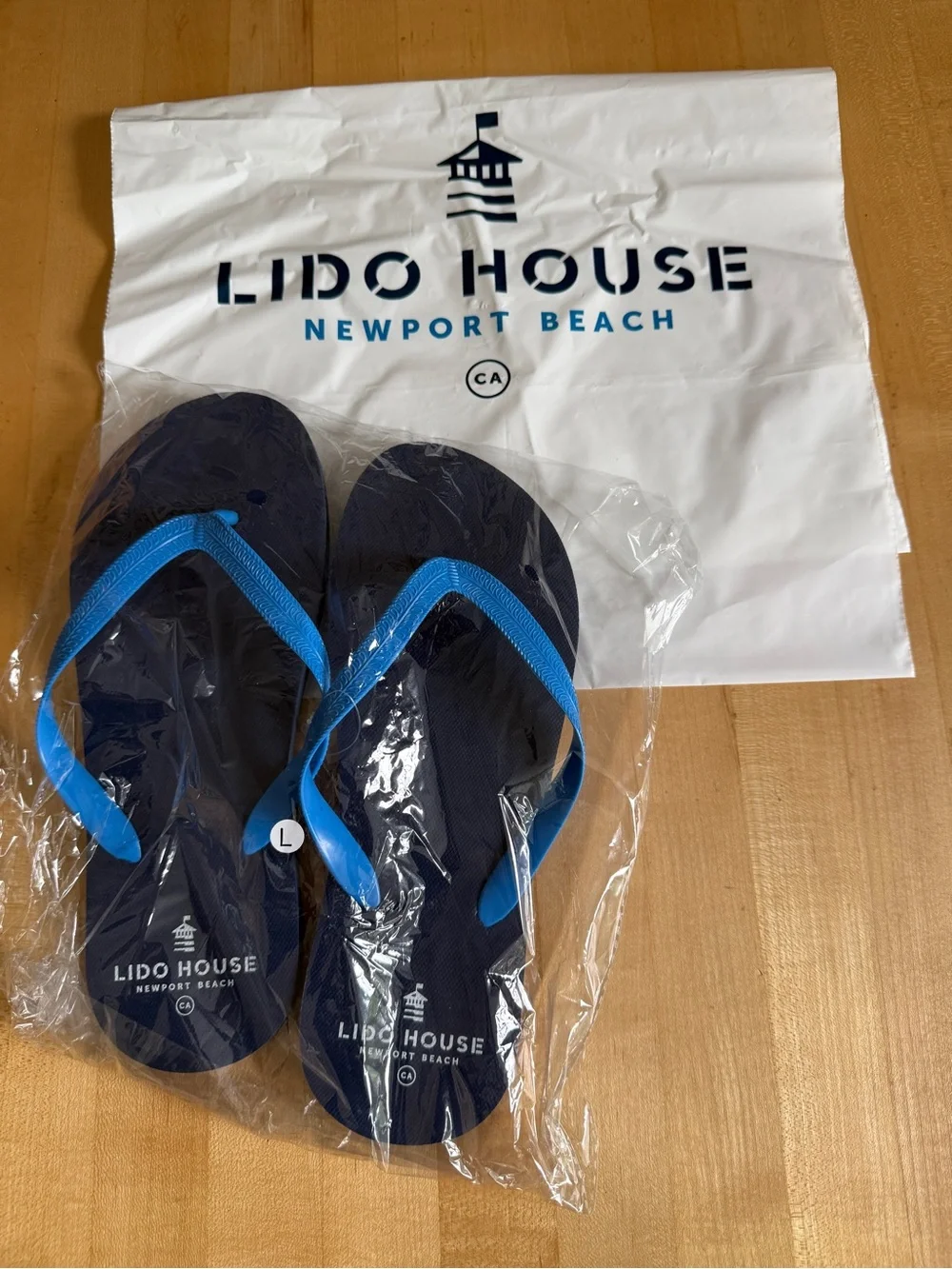 NEW* Lido House Hotel ☀️🌊⛱️Newport Beach California Flip Flops Unisex Adult M